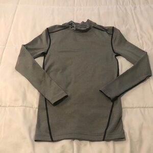 Under Armour compression grey long sleeve shirt